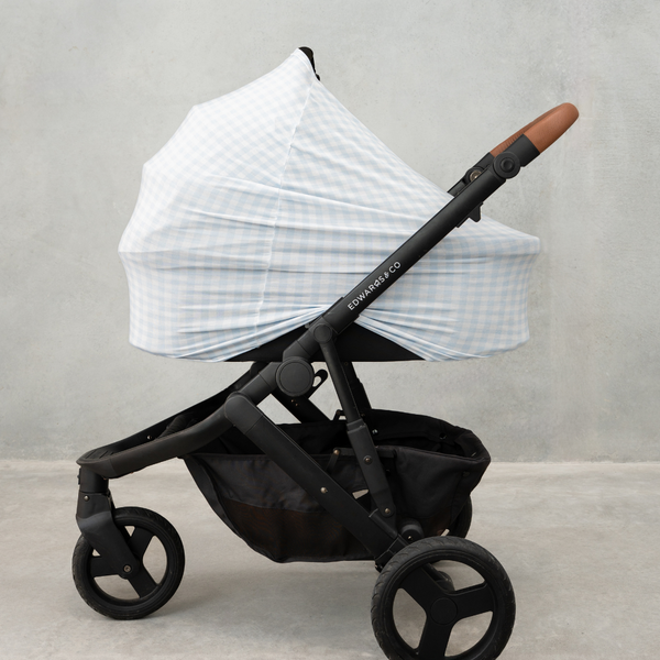 Blue Gingham Multi-Use Cover